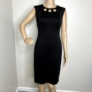 Calvin Klein Black Sheath Mini Dress